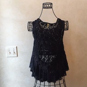 🌹 Free people open back top 🌹